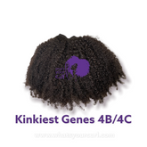 KINKIER GENES (4B/4C) WEFTED HAIR