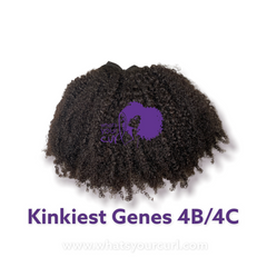 KINKIER GENES (4B/4C) WEFTED HAIR