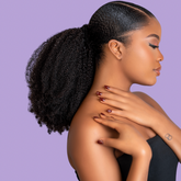 Kinky Genes (4B)" Ponytail